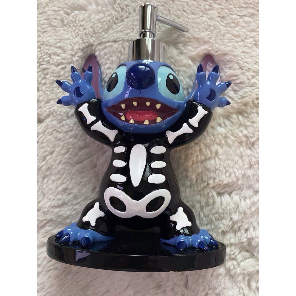 Disney Lilo & Stitch Halloween Skeleton Costume Soap‎ Lotion Pump Dispenser NEW